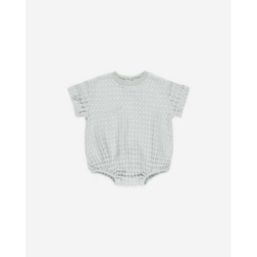Relaxed Bubble Romper || Sky