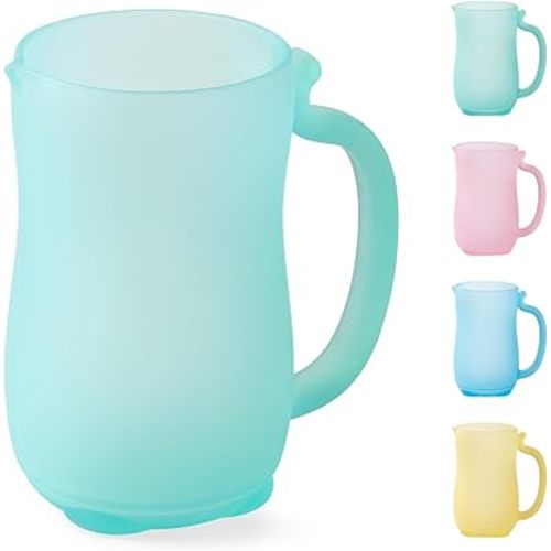 Baby Bath Rinse Cup - Food Grade Silicone Shampoo & Body Washing Rinser Cup For Kids with Easy Grip Handle to Rinse Baby Shampoo and Soap - Baby Essentials (Green)