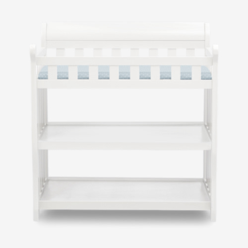 Delta Children Eclipse Changing Table with Changing Pad, White