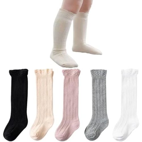 Baby Knee High Socks Newborn Infants Toddlers Cotton Uniform Stockings Warm Cotton Boys Girls Stockings