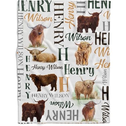 Personalized Cow Baby Blanket, Cow Print Baby Blanket, Receiving Baby Blanket Boy, Baby Blanket with Name, Baby Boy Swaddle Blanket, Sherpa Baby Blanket, Fleece Baby Blanket