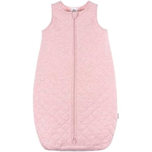 Gerber Unisex Baby Quilted Wearable Blanket, Cotton Blend, Oeko-tex Certified, 2-way Zipper, Safe Sleep Solution