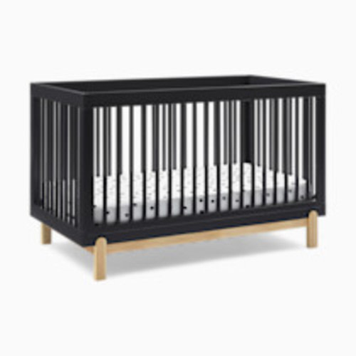Delta Children Poppy 4-in-1 Convertible Crib - Midnight Grey/Natural