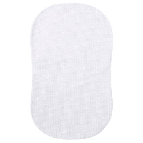 HALO Innovations Bassinest 100% Cotton Fitted Sheet, Color: Gray Pin Dot