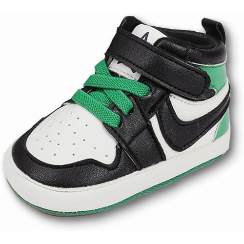 Clowora Unsex Baby Shoes Boys Girls Infant Sneakers Non-Slip Soft Rubber Sole Toddler Crib First Walker Lightweight Shoes