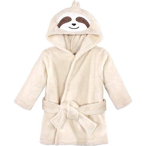 Hudson Baby Unisex Baby Plush Animal Face Bathrobe