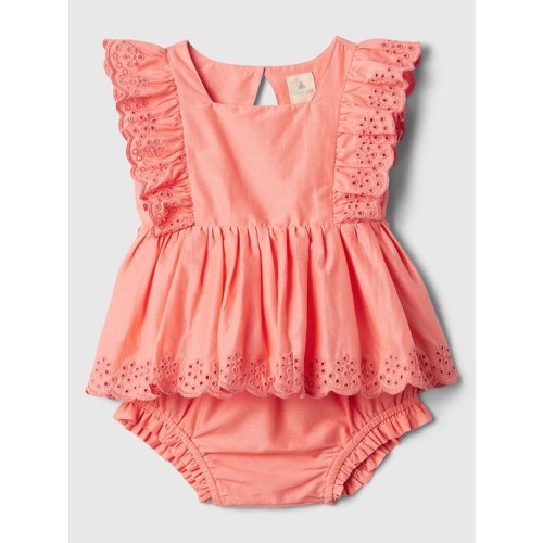 Baby Eyelet Two-Piece Outfit Set