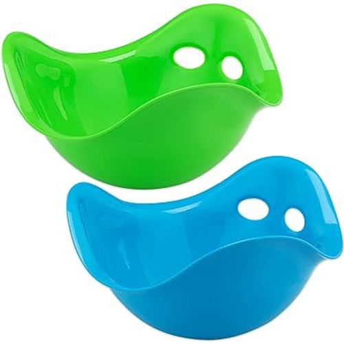 Wobble Toys - 2 Pack- Educational Sensory Toys for Toddlers - Perfect for Elementary School Students, Classrooms, Playrooms, and Daycares (Blue and Green)