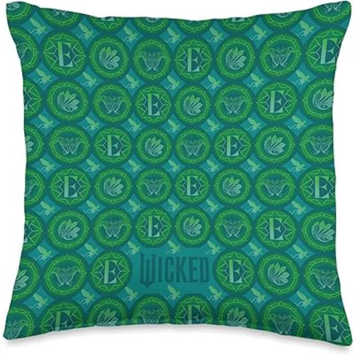 Wicked Elphaba Icons All Over Print Throw Pillow