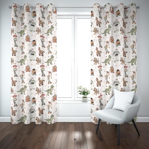 Toy Story Blackout Curtains – Kids Bedroom Window Panels | Baby shower gift | Woody & Buzz Nursery Decor