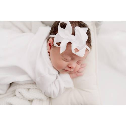 Bow on headband, baby girl bow
