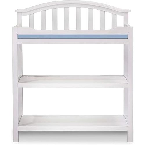 Sorelle Furniture Berkley Baby Dresser – Dresser for Nursery, Kids Bedroom Furniture, Dresser Drawers, Nightstand for Child’s Room with Drawers, Nursery Furniture for Infant -White