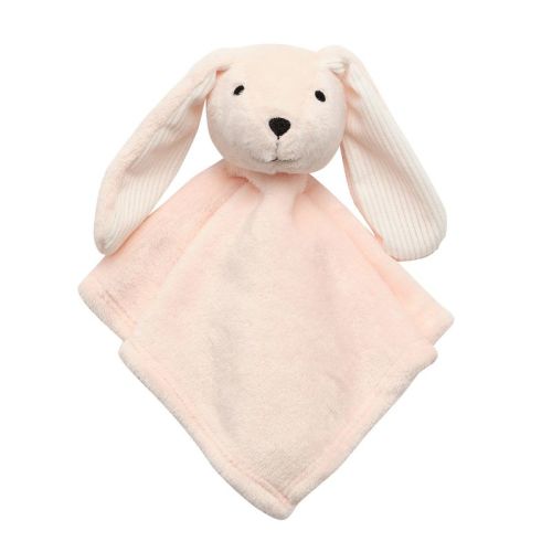 Lambs & Ivy Pink Bunny Soft Baby/child/toddler Plush Lovey Security Blanket
