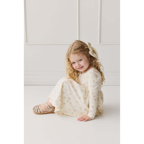 Organic Cotton Tallulah Dress - Emilia Egret – Jamie Kay USA