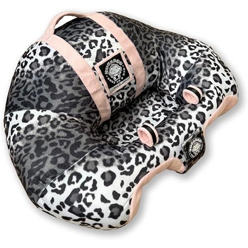 The Original Hugaboo Infant Sitting Chair | 2nd Edition | Pink Snow Leopard