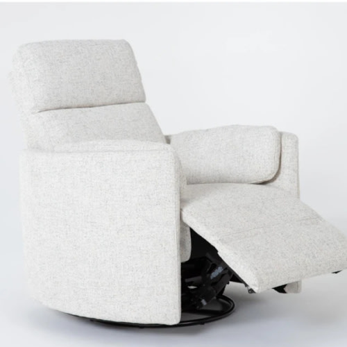 Rayna Quartz Nursery 40" Power Swivel Glider Recliner | Living Spaces