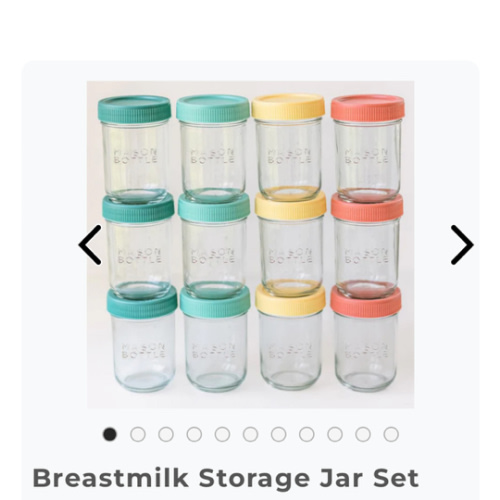 Breastmilk Storage Jar Set – Mason Bottle
