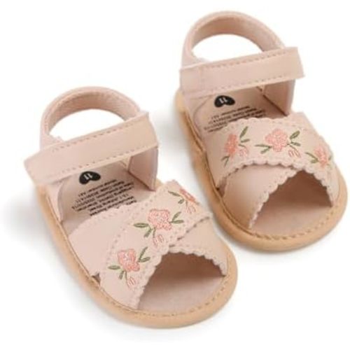 Infant Baby Boys Girls Sandals Summer Baby Wedding Dress Flat Shoes Newborn Crib Shoes First Walkers Prewalkers Shoes