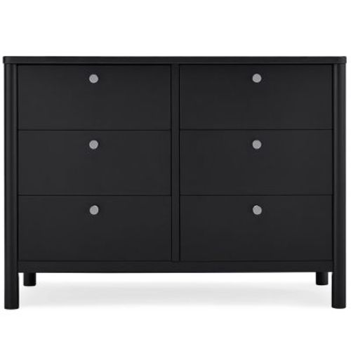 Delta Children Brooks 6 Drawer Dresser with Interlocking Drawers, Color: Midnight Gray