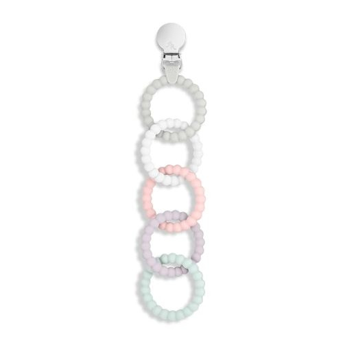 Ryan & Rose Cutie Clinks Attachable Teether Chew Toy for Babies (Precious)