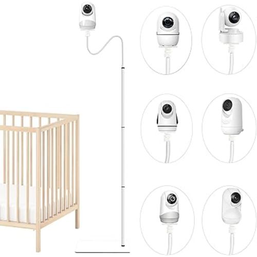 Baby Monitor Floor Stand Holder Compatible with Blemil BL9052/BL9046/BL9055HD,Hellobaby HB640/HB6550 HB65/HB66/HB248/HB6250,ANMEATE SM935E/SM24,Momcozy BM01/BM03,OKAIDI OD8051 Baby Cameras Mount