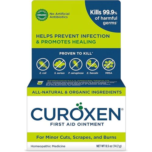 First Aid Antibiotic Ointment, 0.5oz | All-Natural & Organic Ingredients (0.5oz Vertical)