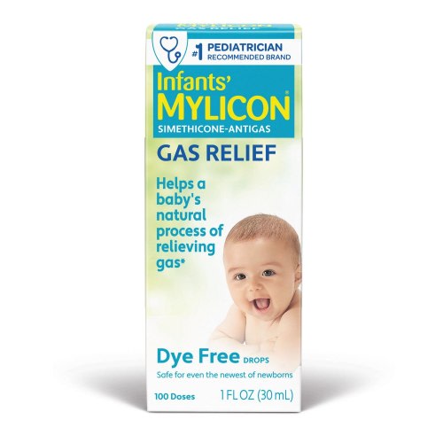 Mylicon Infants' Gas Relief Drops, Dye-Free, 1 OZ