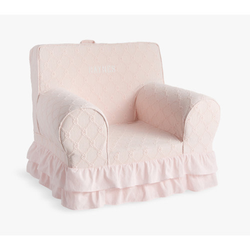 Kids Anywhere Chair®, Trellis Ruffle Blush Slipcover Only