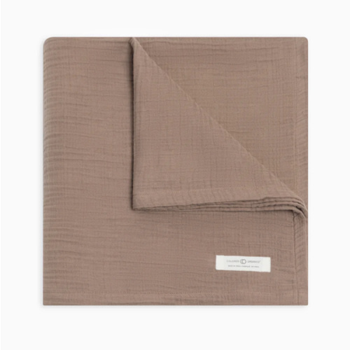 Muslin Swaddle Blanket - Taupe