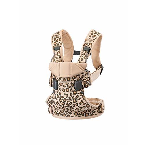 BabyBjörn Baby Carrier One, Cotton, Beige/Leopard