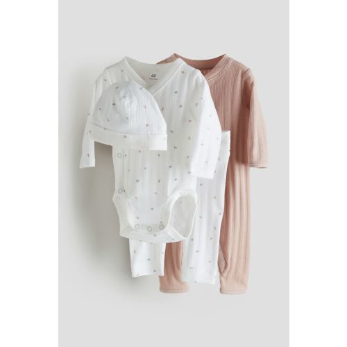 4-piece Pointelle Jersey Gift Set
