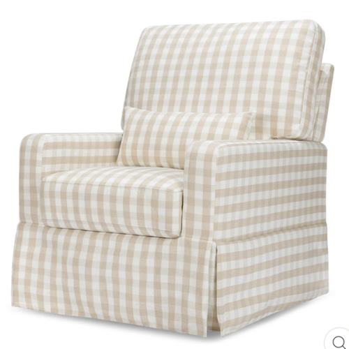 Namesake Crawford Pillowback Comfort Swivel Glider | Modern Nursery™