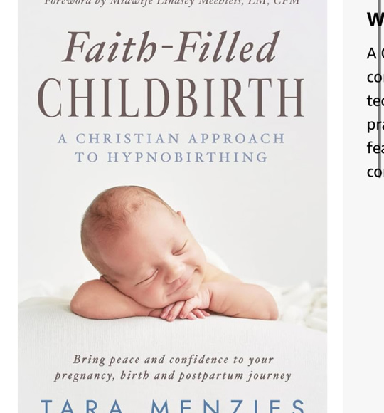 Faith-Filled Childbirth: A Christian Approach to Hypnobirthing Book