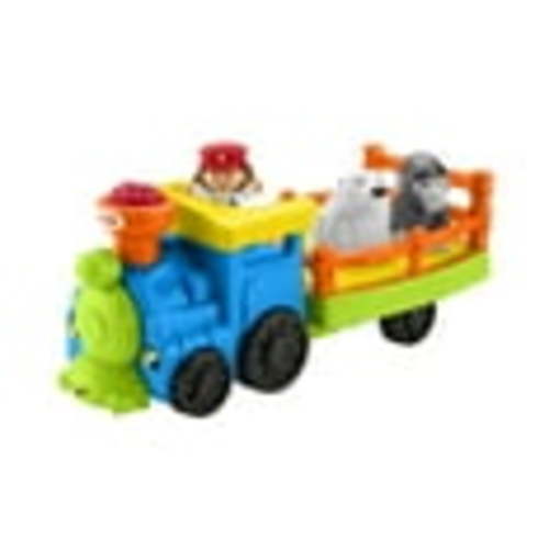 Fisher-Price Little People Choo-Choo Zoo Train, Musical Animal Set with Sounds and 3 Figures for Toddlers