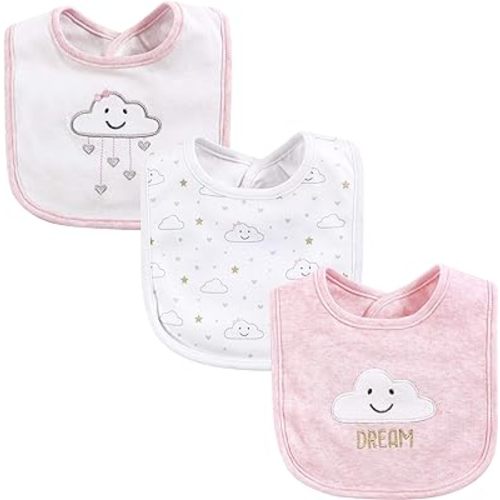Hudson Baby Unisex BabyCotton Bibs