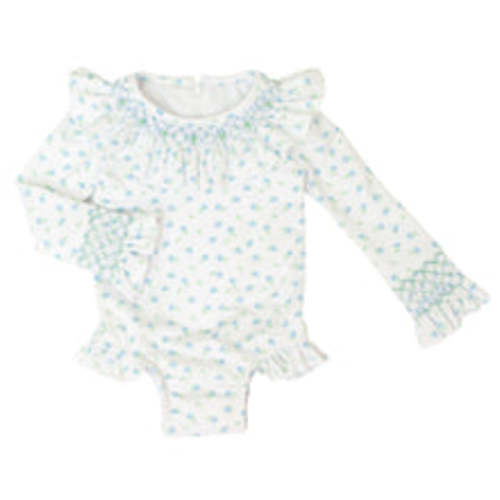 Coastal Blooms | Long Sleeve One Piece – Baby Dunn