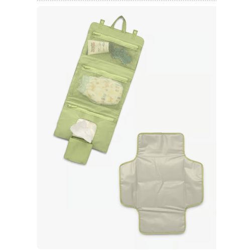 Diaper Changing Pad Organizer in Lime | CALPAK