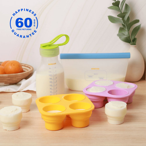 Boob Cube Silicone BreastMilk Storage Kit