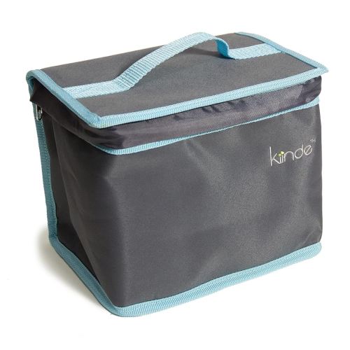 Kiinde Twist Breast Milk Storage Bag and Ice Pack Kit for Breastfeeding Moms - Gray