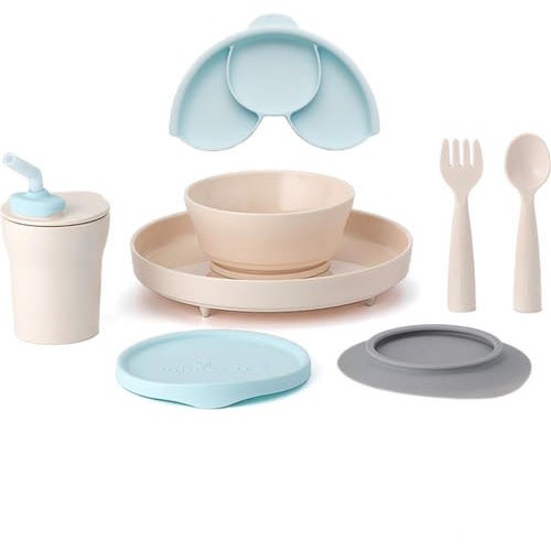 Little Foodie Deluxe Set, Vanilla/ Aqua