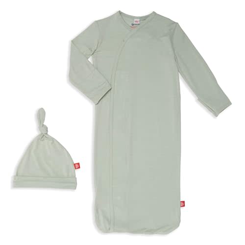 Magnetic Me Modal Newborn Sleeper Gown & Hat Set | Silky Soft Modal Fabric Sleep Sack