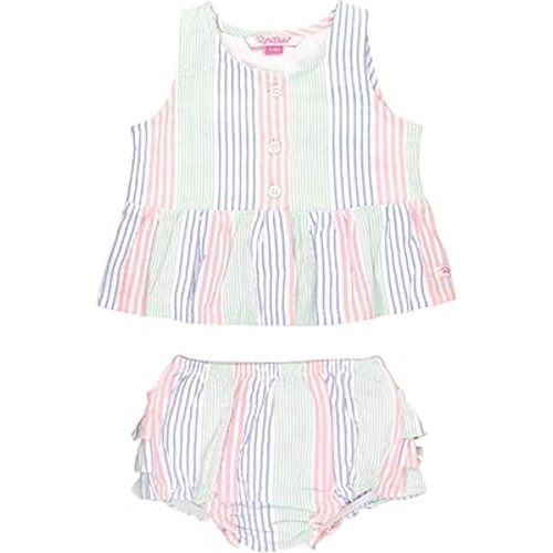 RuffleButts Baby/Toddler Girls Swing Top & Bloomer Coordinated Set