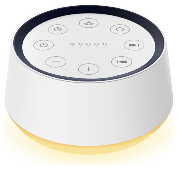 Brown Noise Sound Machine with 30 Soothing Sounds 12 Colors Night Light White Noise Machine for Adults Baby Kids Sleep Machines Memory Function 36 Volume Levels 5 Timers for Home Office Travel