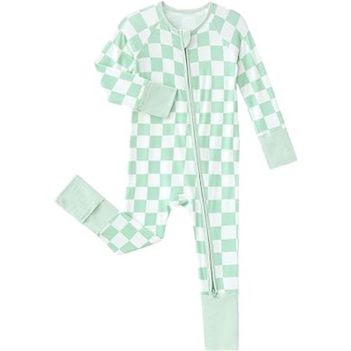 SUZEL Baby Viscose from Bamboo Pajamas - Infant Boys Girls Footless Zippy Pjs Sleep 'N Play Clothes - One Piece Romper