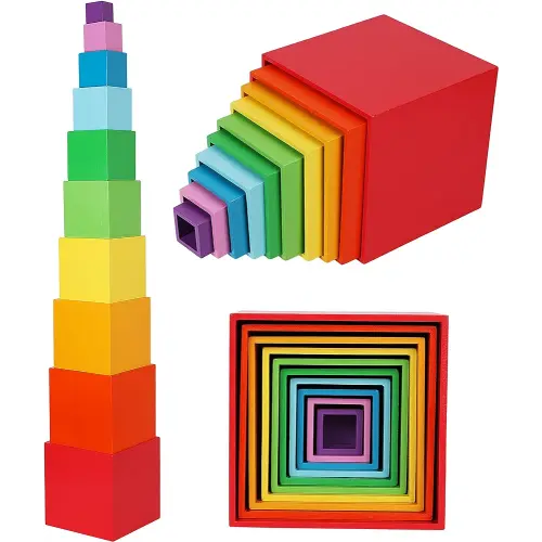 Wooden Stacking Boxes