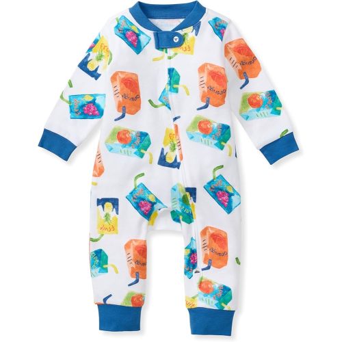 Burt's Bees Baby Boys Footless Pajamas, Sleep and Play Loose Fit, 100% Organic Cotton Soft One-piece PJs, Sizes NB to 6-9 Months
