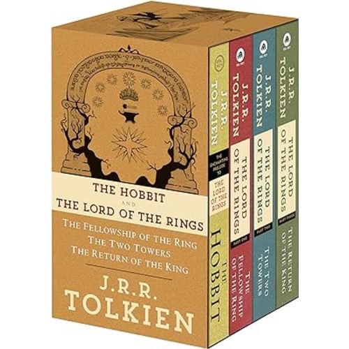 J.R.R. Tolkien 4-Book Boxed Set: The Hobbit and The Lord of the Rings: The Hobbit, The Fellowship of the Ring, The Two Towers, The Return of the King