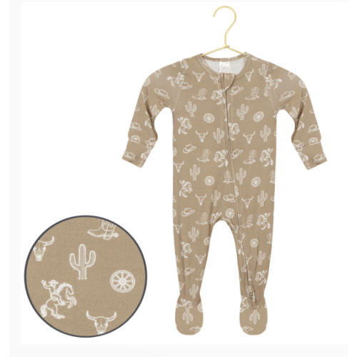 Wyatt Zipper Footies