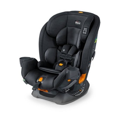 Chicco OneFit ClearTex All-in-One Convertible Car Seat, Color: Obsidean