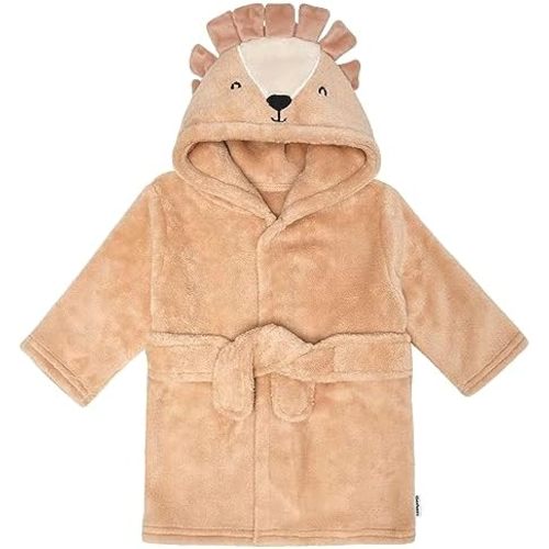 Gerber Unisex Baby Plushy Soft Hooded Animal Character Bathrobe
